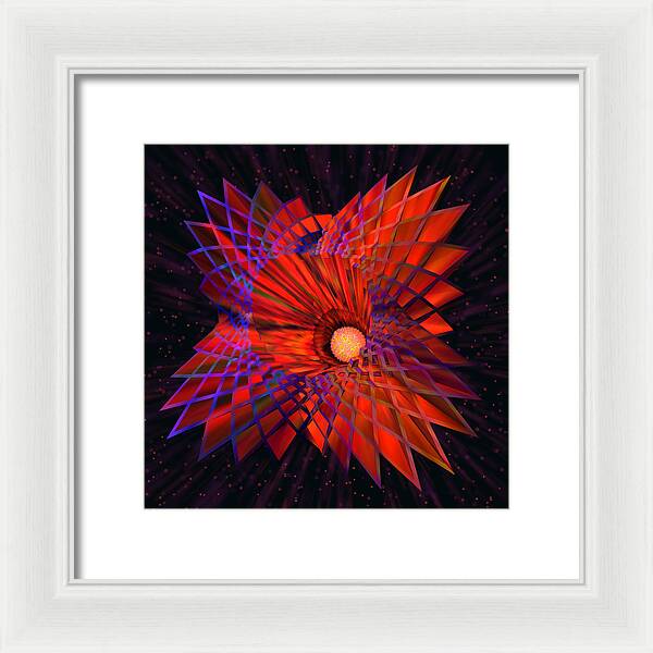 Quantum Flower - Framed Print