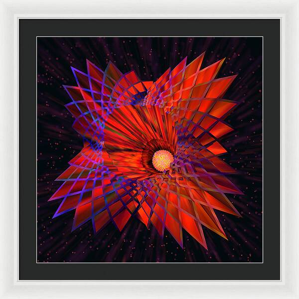 Quantum Flower - Framed Print