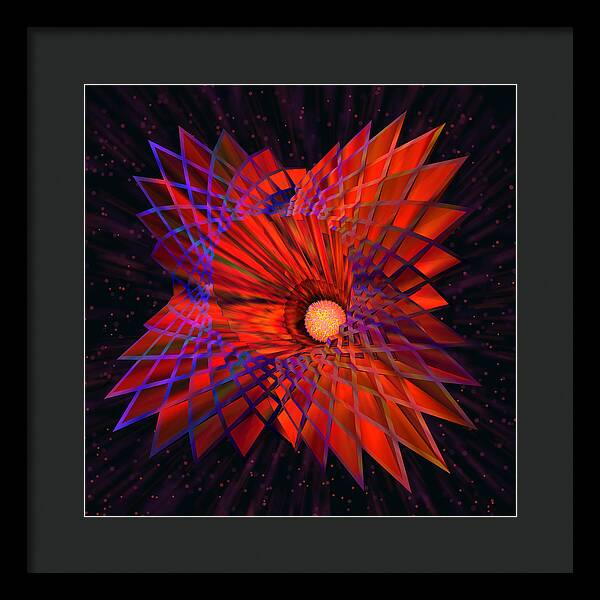 Quantum Flower - Framed Print