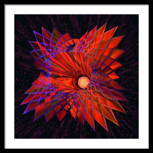 Quantum Flower - Framed Print
