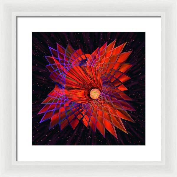 Quantum Flower - Framed Print