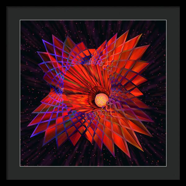 Quantum Flower - Framed Print