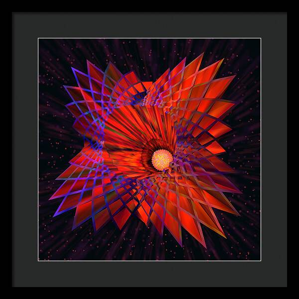 Quantum Flower - Framed Print