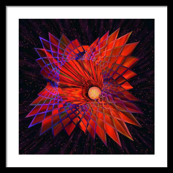Quantum Flower - Framed Print