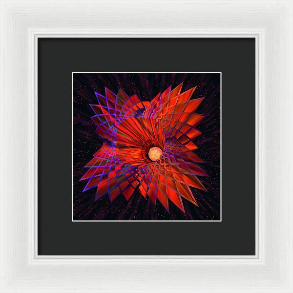 Quantum Flower - Framed Print