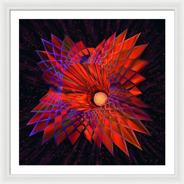 Quantum Flower - Framed Print