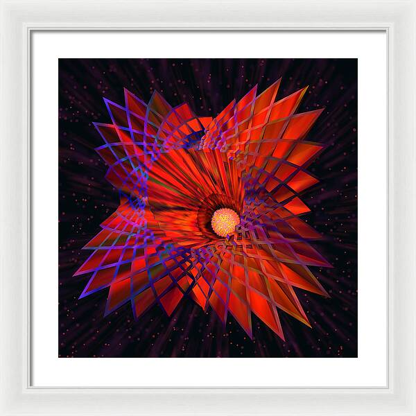 Quantum Flower - Framed Print