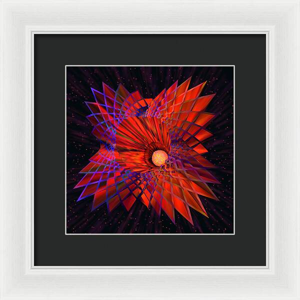 Quantum Flower - Framed Print