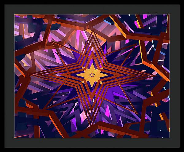 Rainy Day Flower - Framed Print