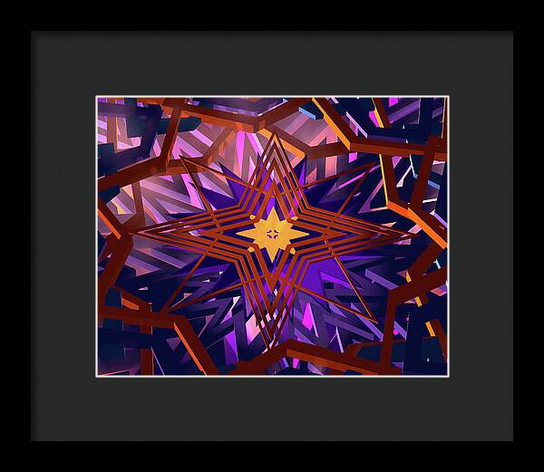 Rainy Day Flower - Framed Print