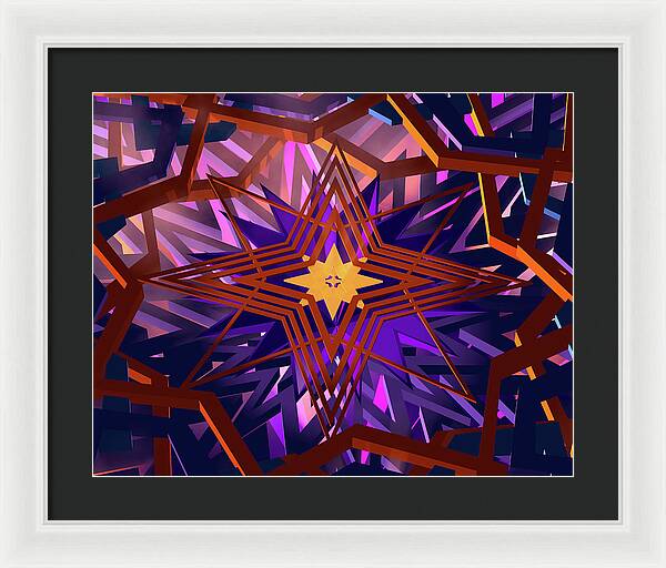 Rainy Day Flower - Framed Print