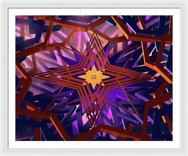 Rainy Day Flower - Framed Print