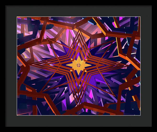 Rainy Day Flower - Framed Print