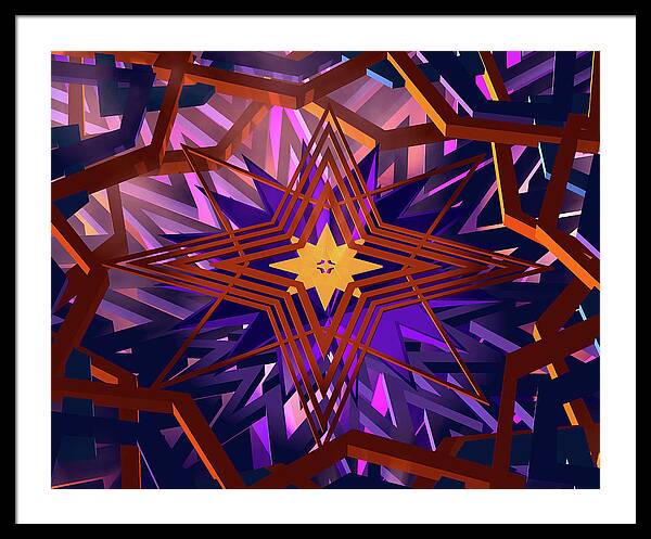 Rainy Day Flower - Framed Print