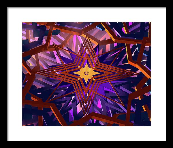 Rainy Day Flower - Framed Print