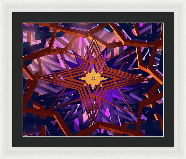 Rainy Day Flower - Framed Print