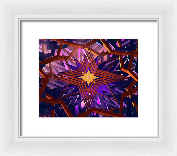 Rainy Day Flower - Framed Print