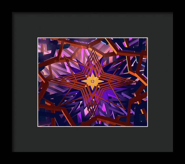 Rainy Day Flower - Framed Print