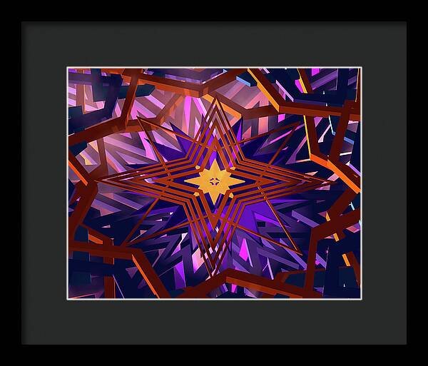 Rainy Day Flower - Framed Print