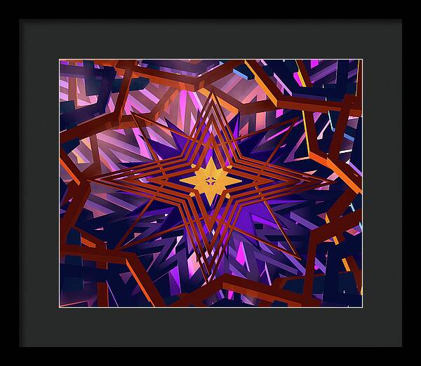 Rainy Day Flower - Framed Print