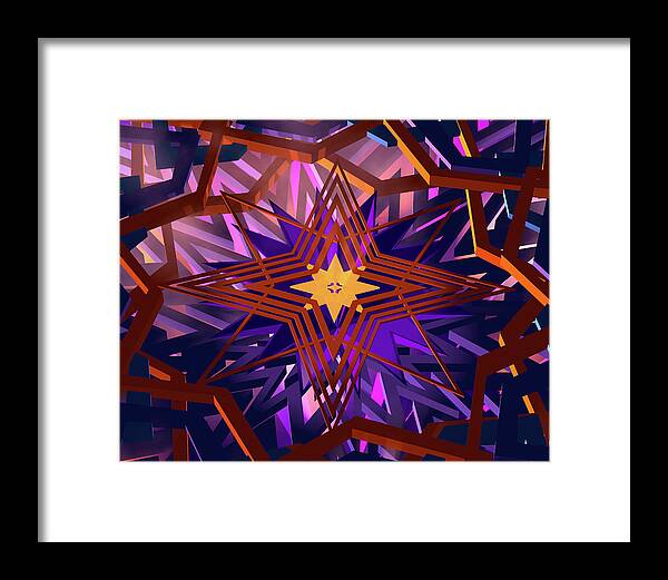 Rainy Day Flower - Framed Print
