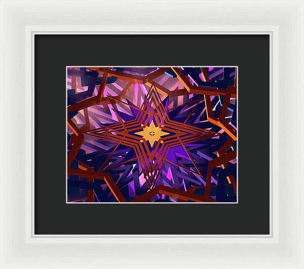 Rainy Day Flower - Framed Print