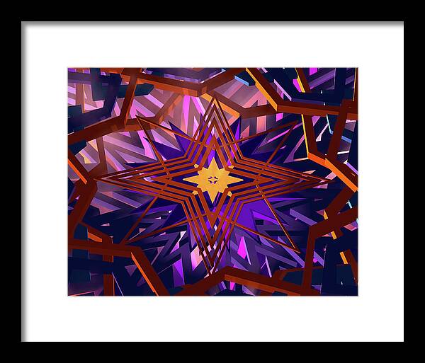 Rainy Day Flower - Framed Print