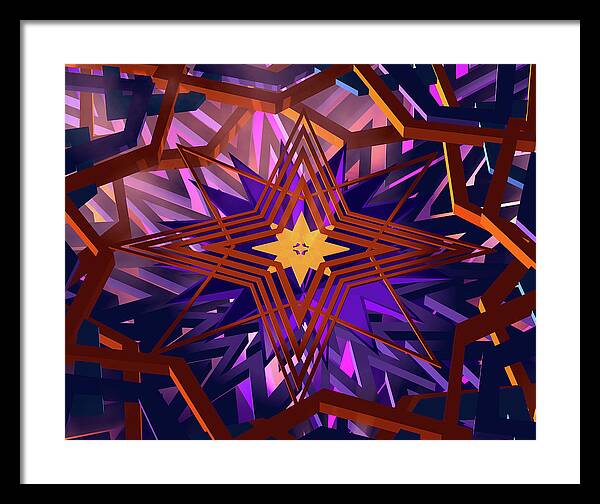 Rainy Day Flower - Framed Print