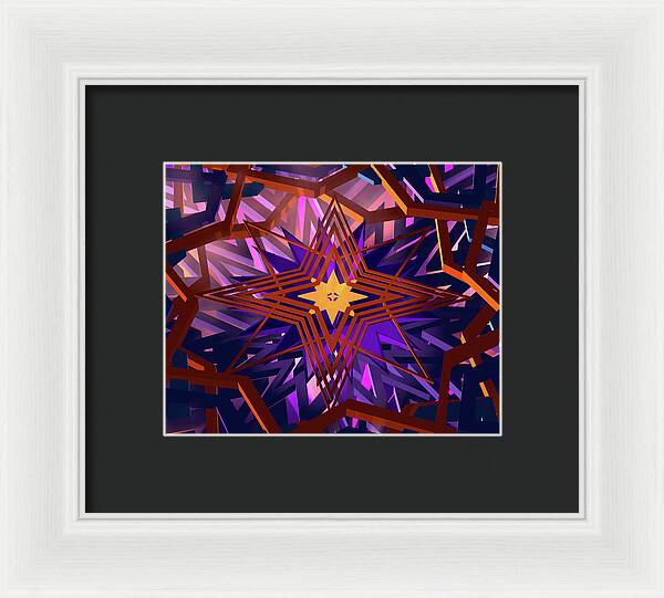 Rainy Day Flower - Framed Print