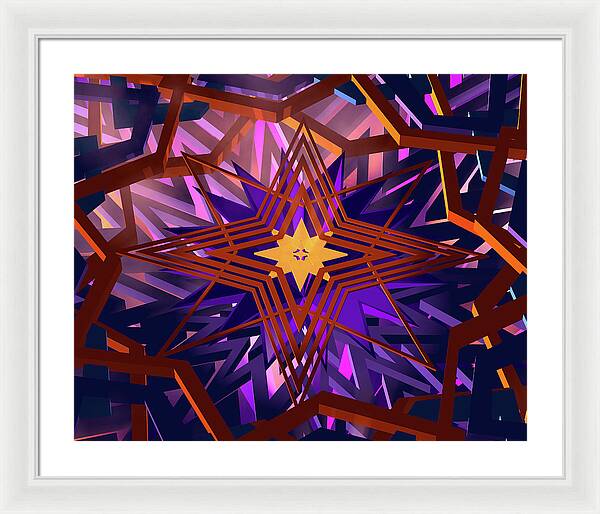 Rainy Day Flower - Framed Print