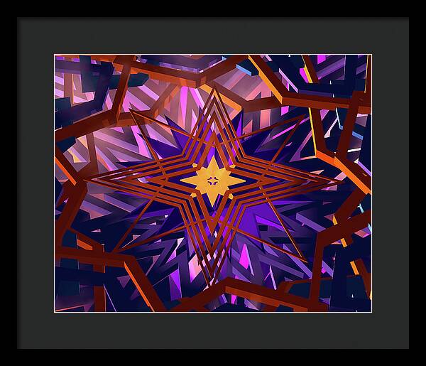 Rainy Day Flower - Framed Print