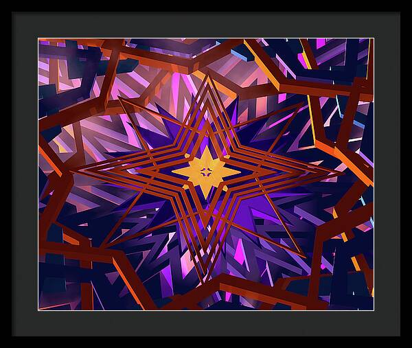 Rainy Day Flower - Framed Print