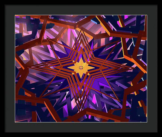 Rainy Day Flower - Framed Print