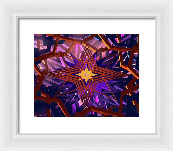 Rainy Day Flower - Framed Print