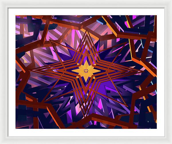 Rainy Day Flower - Framed Print