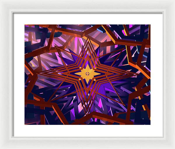 Rainy Day Flower - Framed Print