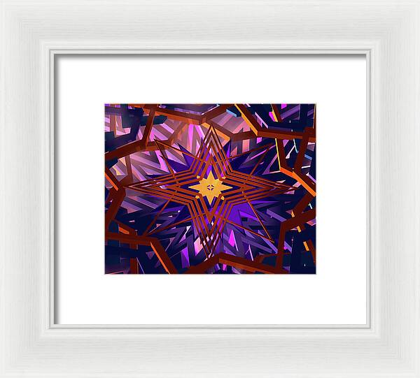 Rainy Day Flower - Framed Print