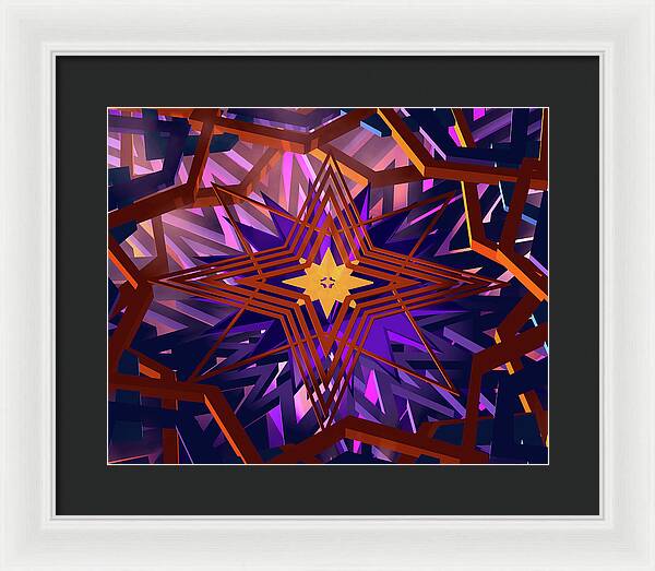 Rainy Day Flower - Framed Print