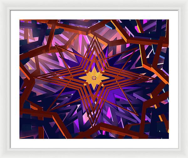 Rainy Day Flower - Framed Print