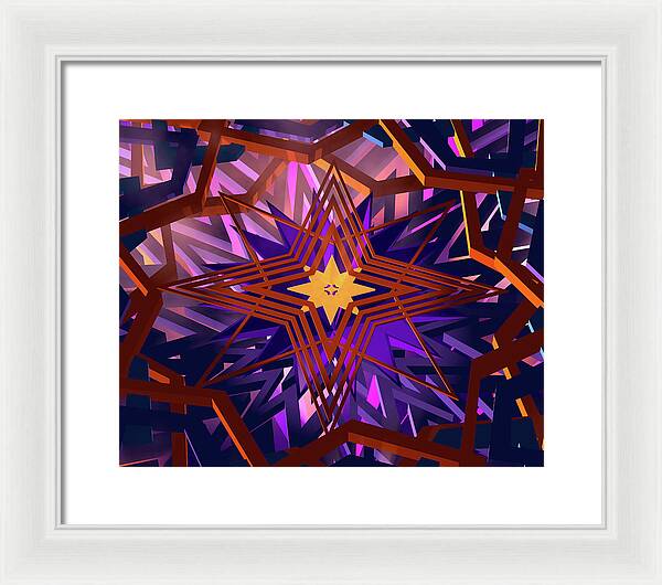 Rainy Day Flower - Framed Print