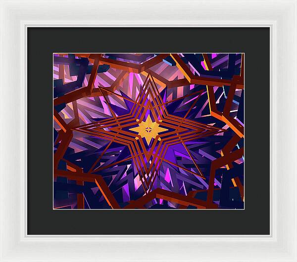 Rainy Day Flower - Framed Print