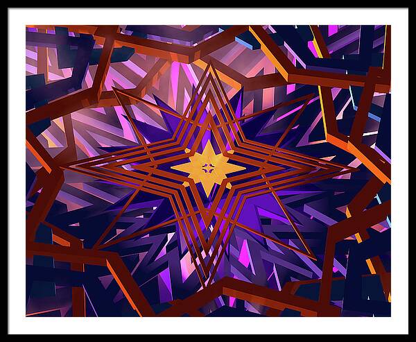 Rainy Day Flower - Framed Print