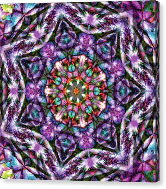 Rose of Sharon Mandala - Canvas Print