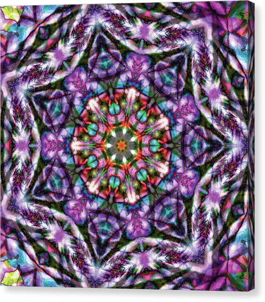 Rose of Sharon Mandala - Canvas Print