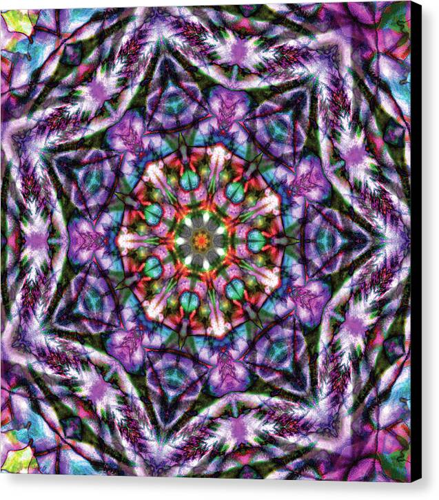 Rose of Sharon Mandala - Canvas Print