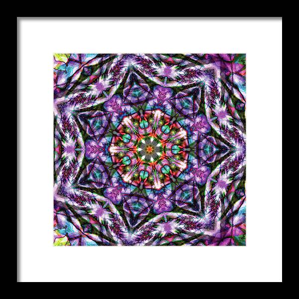 Rose of Sharon Mandala - Framed Print