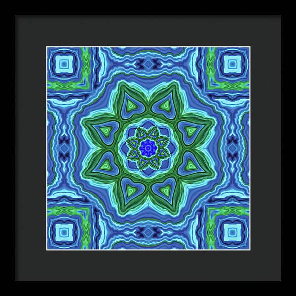 Seastar Mandala - Framed Print