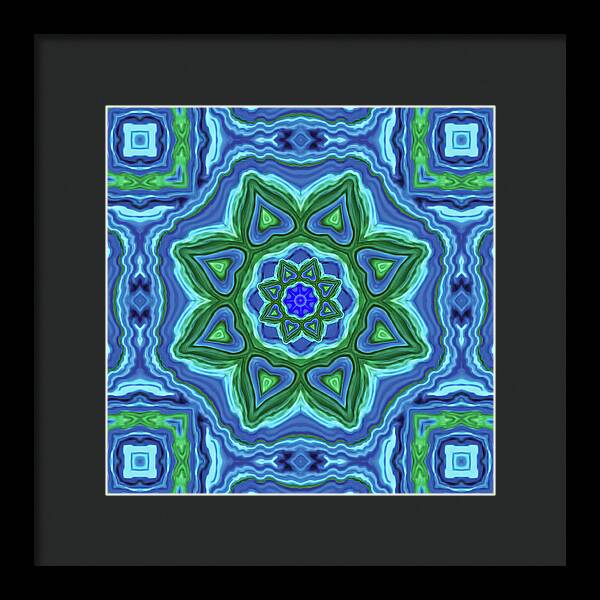 Seastar Mandala - Framed Print