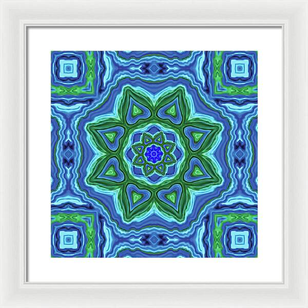 Seastar Mandala - Framed Print