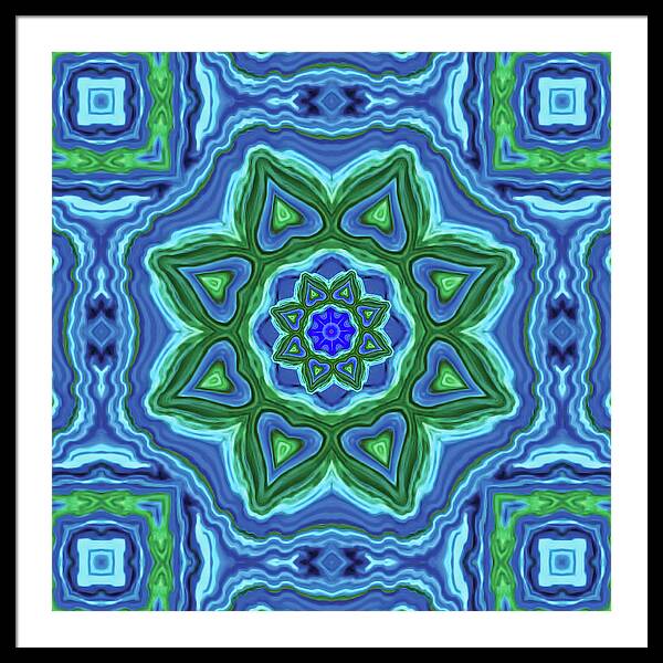 Seastar Mandala - Framed Print
